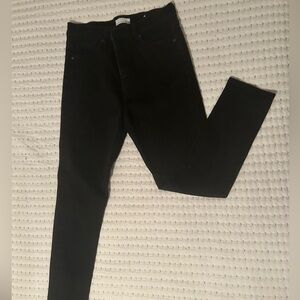 Loft The Skinny Black Jeans Size 30/10